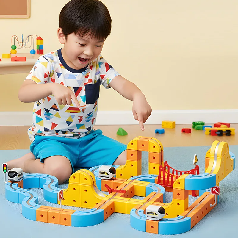 ערכת רכבת מגנטית DIY קובייה תלת מימדית, תמונה 6