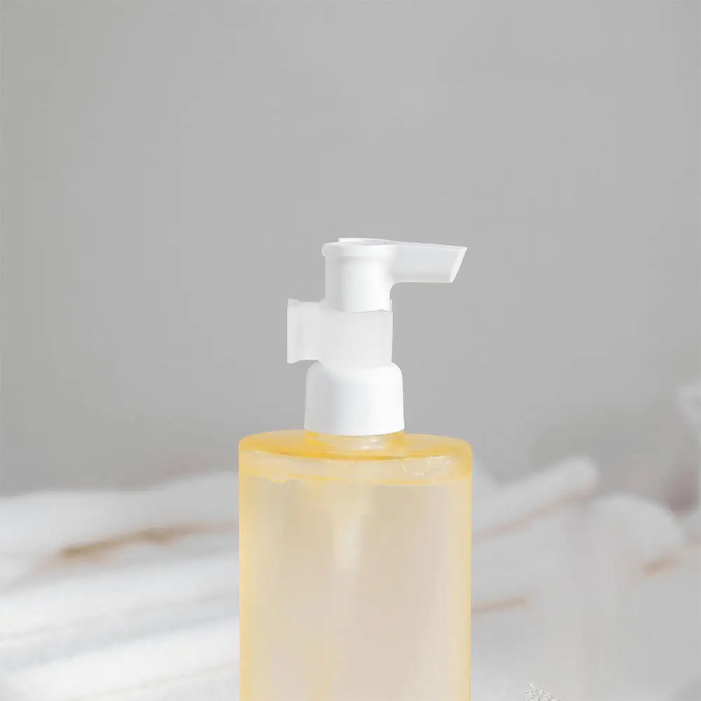 

100Pcs Cleansing Oil Pump - Sturdy PP Plastic Bottle Pump Clip for Shampoo Lotion Dispenser Travel Friendly Leakproof