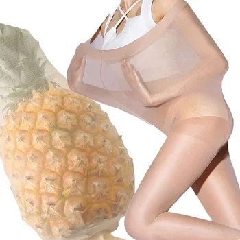 Medias ultraelásticas, medias antiarañazos, mallas sexis para mujer, pantimedias moldeadoras de cuerpo inferior, medias 3D, Legging Invisible ajustado