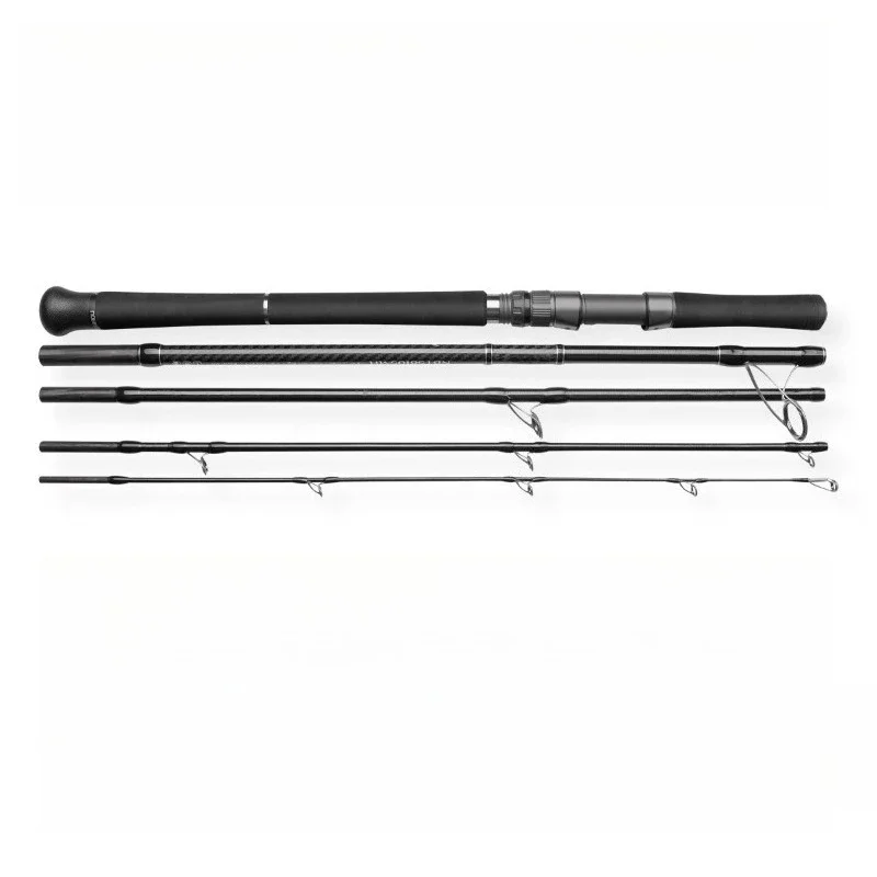 Wheel seat guide ring Five-section shore throwing iron plate Large lead head Soft bait Luya rod