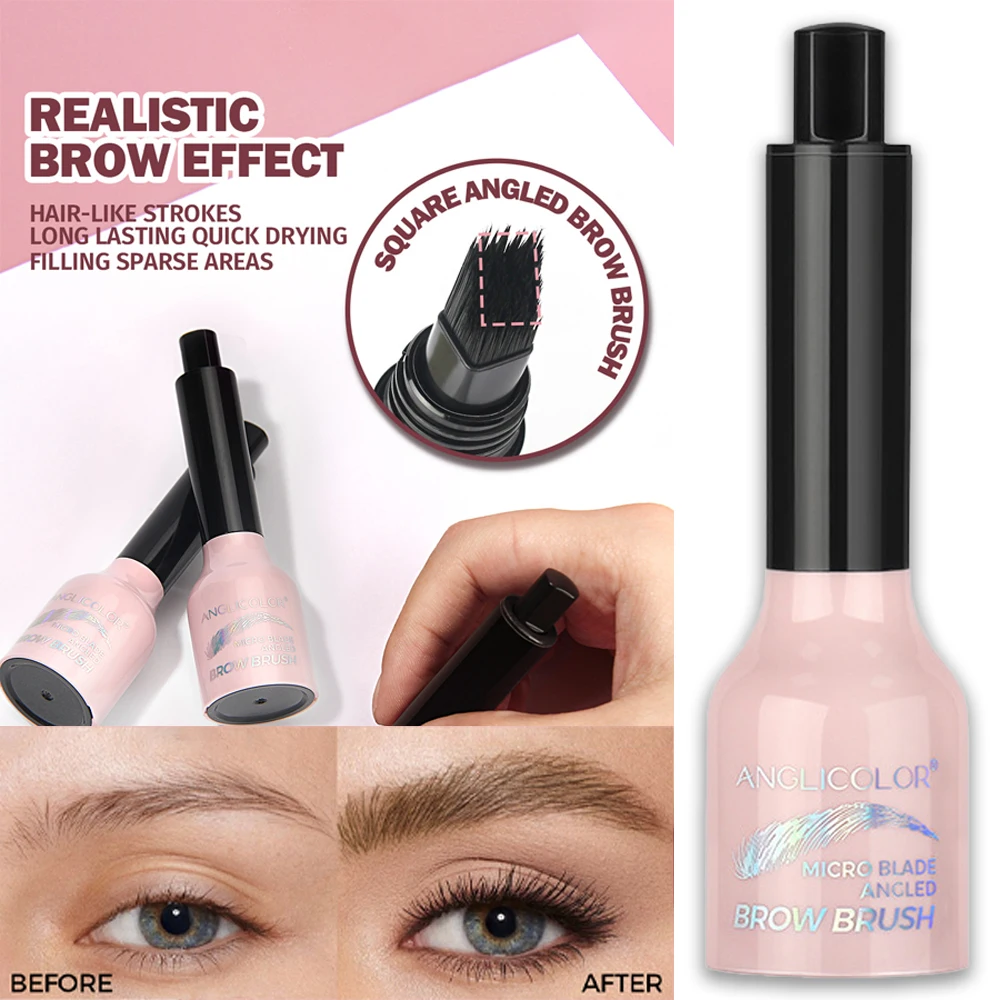 Wild Eyebrow Pencil 3D Large Brush Head Multifunction Brow Dye Cream Hairline Anti-smudge Waterproof Eyebrow Tint Makeup Tool