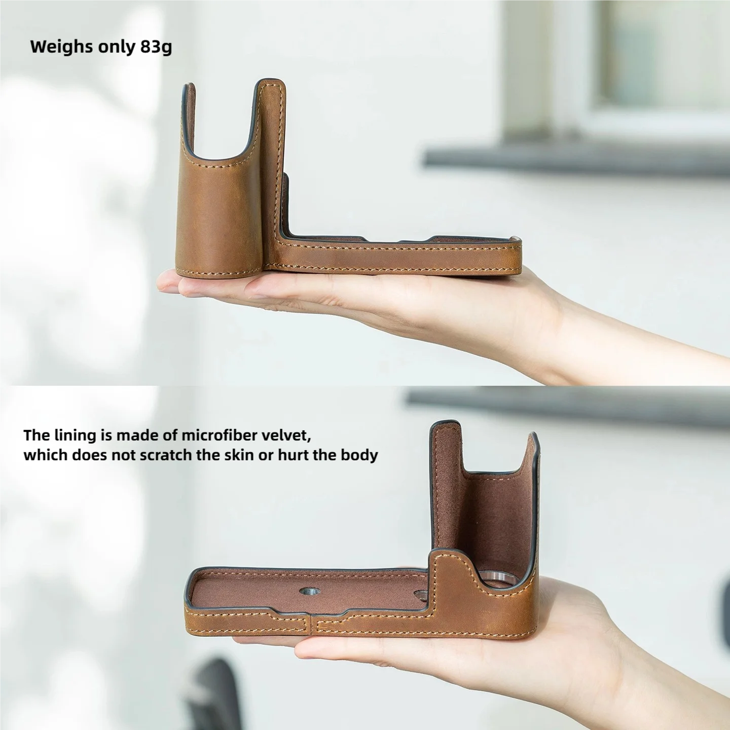 Genuine Leather Handmade Camera Bag for Hasselblad X2D2 Protective Case X2DII Camera Leather Case X2D Genuine Base