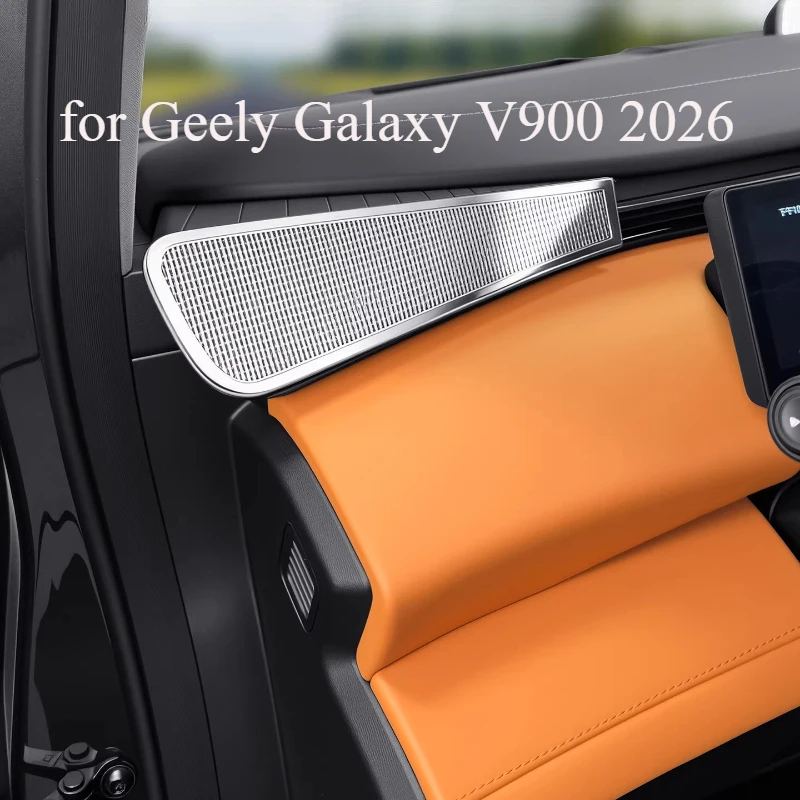 

Metal Dashboard Air Vent Cover for Geely Galaxy V900 2026 Side Air Outlet Dust Guard, Anti-Debris Decorative Protector Grille