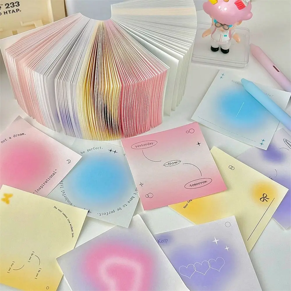 Student Large Capacity Memo Pad Decorative Hand Account Message Notes Scrapbooking Tearable Check List Office Accessories