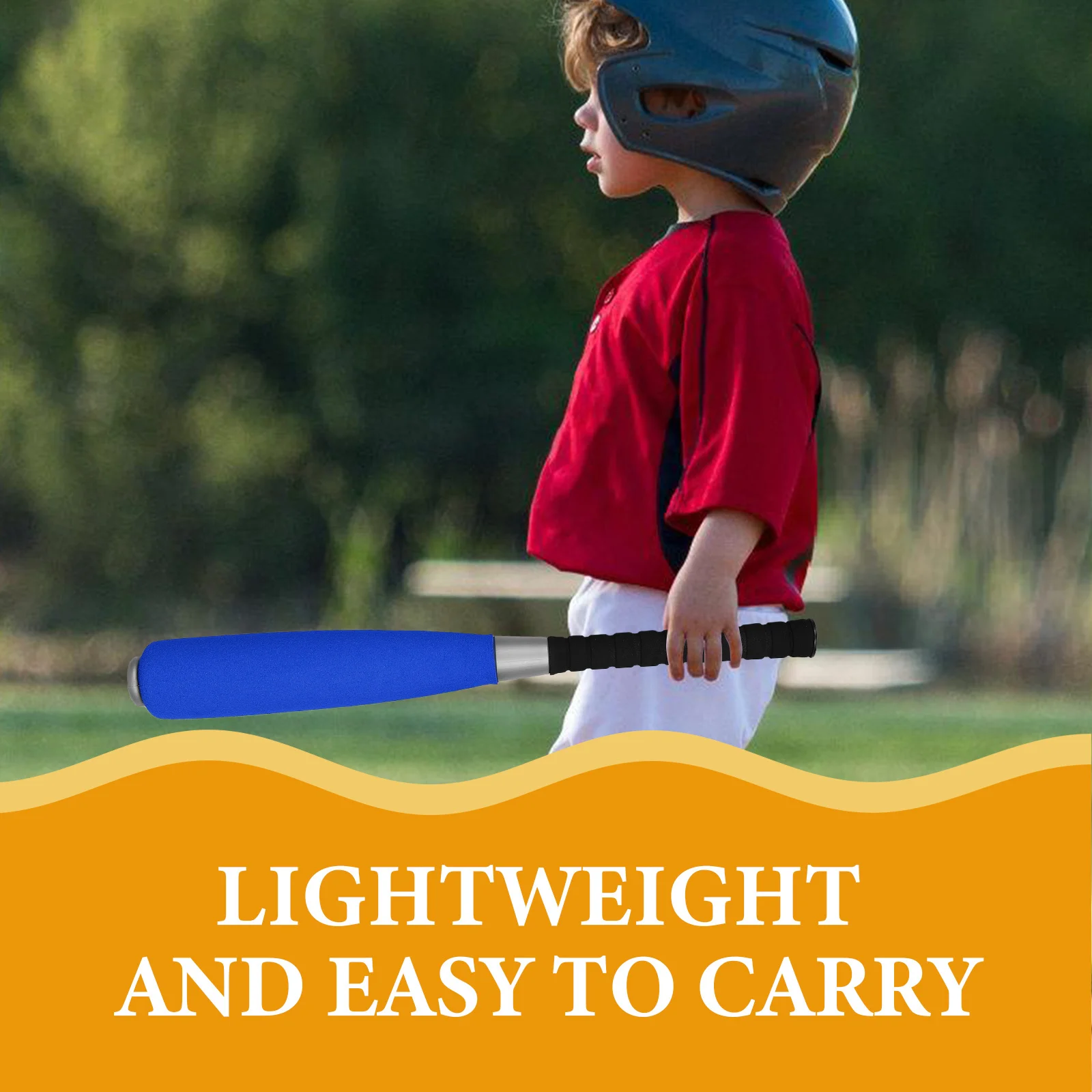 مجموعة واحدة من مضرب البيسبول ومجموعة الكرة خفيفة الوزن وآمنة لمعدات ممارسة البيسبول الرياضية الداخلية في الهواء الطلق