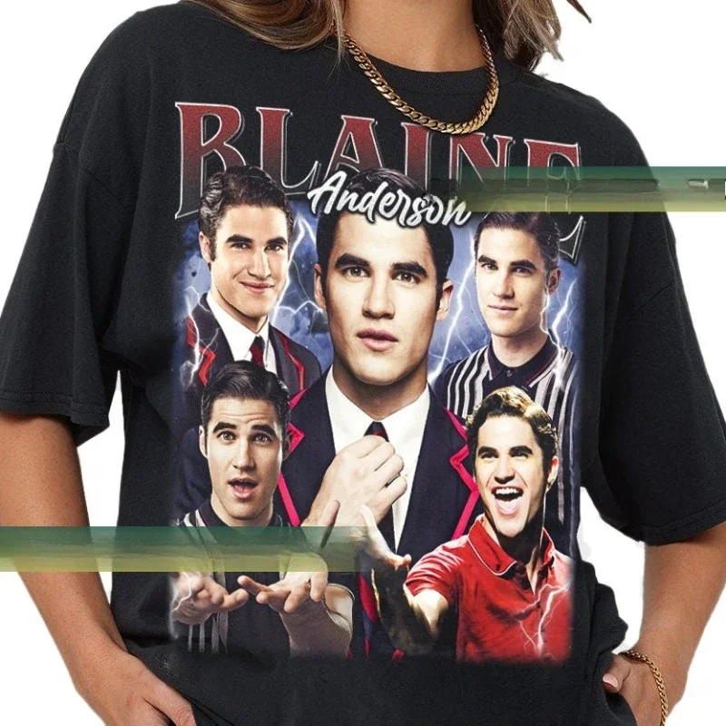 

Summer Men's T-shirts Blaine Anderson Glee Tribute Shirt, Blaine Anderson Graphic Tee, Musical Comedy Gift, Comfort Colors Shirt