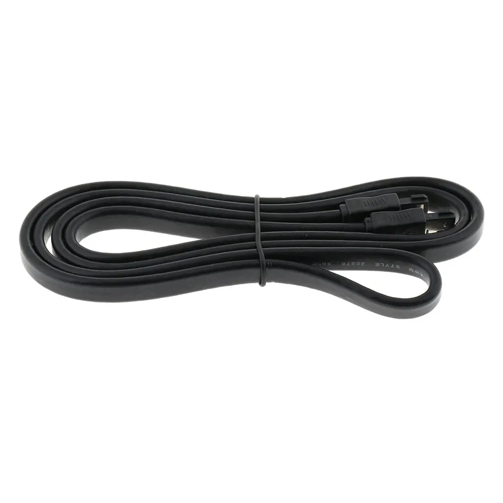 50Cm Esata Kabel Man Op Man Externe Serial Ata/Sata/SATA2 Afgeschermde Cord Wire Black Sata Kabels accessoires