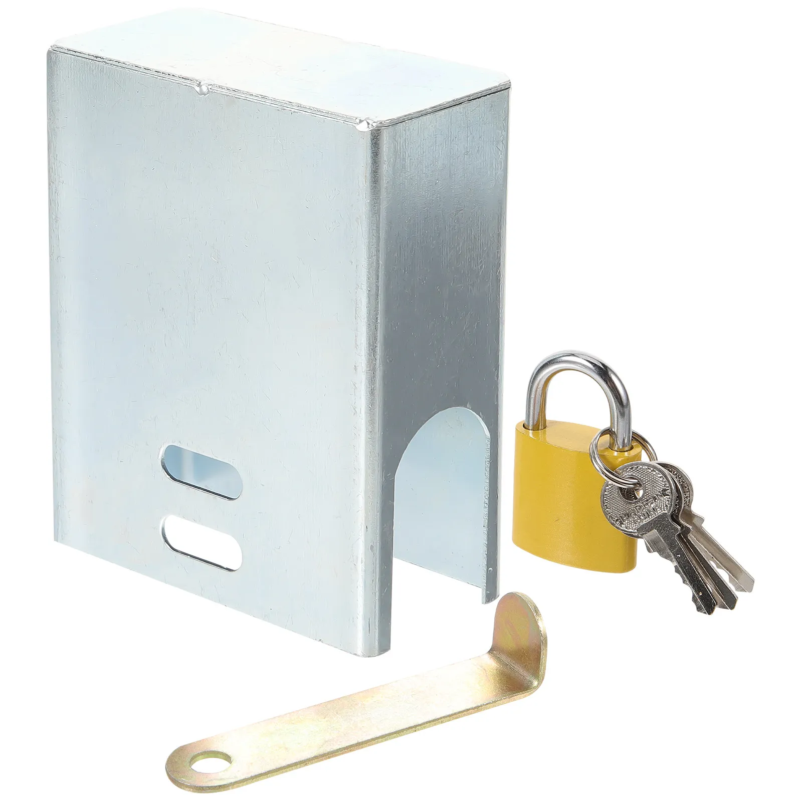 

Faucet Cover Protection Lock for Outdoor Garden Hose Spigot Bibs Durable Galvanized Anti Theft Fits All Sizes