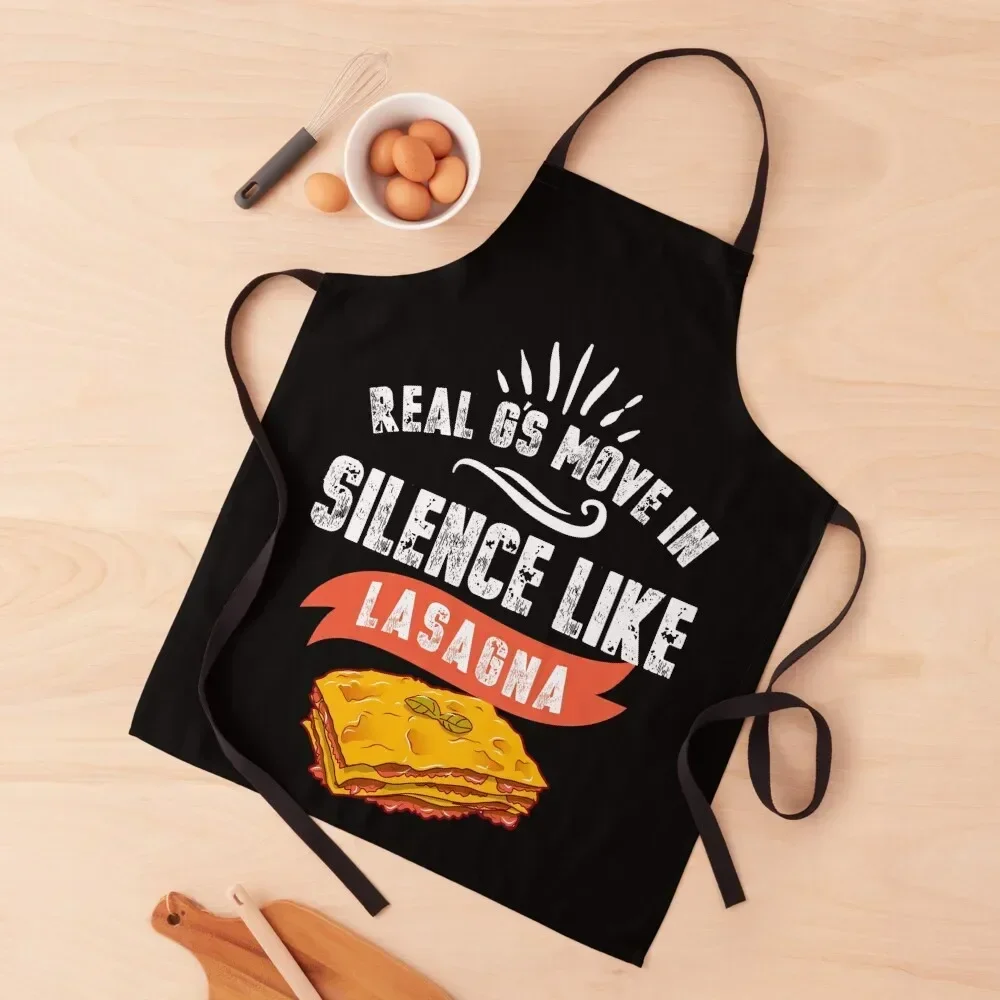 Real G'S Move Silence Like Lasagna, Foodie, Lyric, Rap, Hip Hop, Rapper Design Apron Kitchenware Women's Dresses Apron