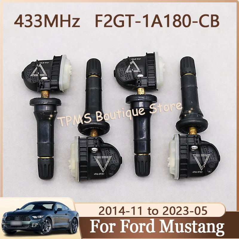 

433MHz F2GT-1A180-CB F2GT-1A180-DC TPMS Sensor For Ford Mustang Ranger S-Max Explorer Edge Mondeo Kuga Car Tire Sensors System