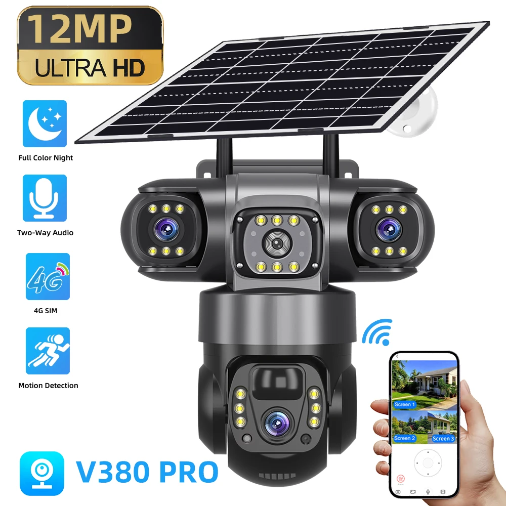 V380 Pro Solar Came… - image