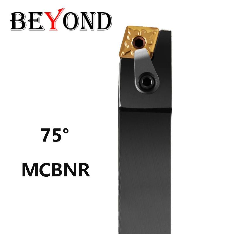 BEYOND 75° MCBNR MCBNL 16mm MCBNR1616H12 MCBNR2020K12 MCBNR2525M12 MCBNR3232P12 External CNC Turning Tool Holder Lathe Tools