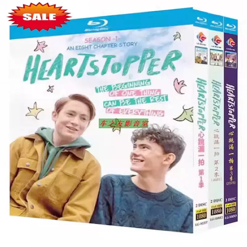 Blu-ray Comedy TV Series Heartbeat Leaks One Shot Seasons 1-3 BD Discs Box Sets 6 Guoying Japanese