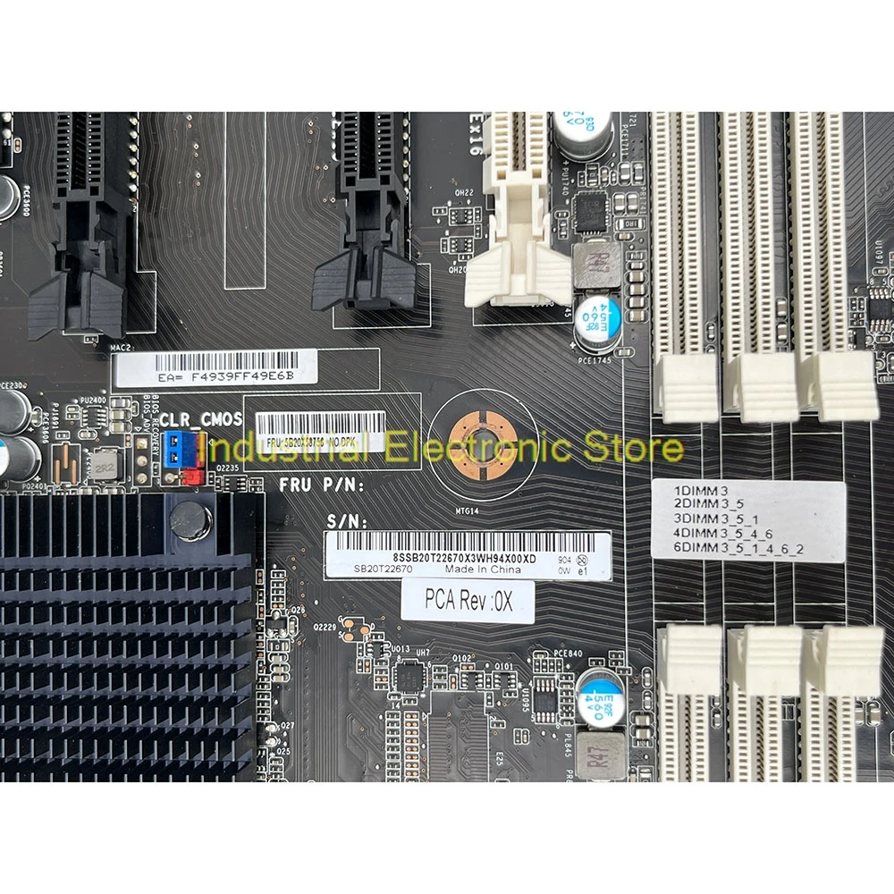 

ThinkStation P720 Workstation Motherboard 00FC947 01LM602 C621 LGA3647