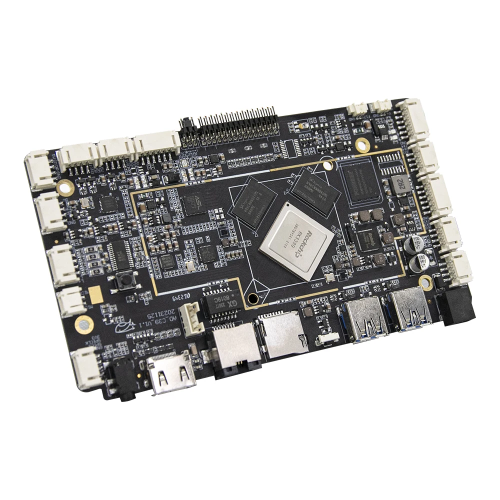 Scheda di controllo GPIO I2c Lvds MIPI dsi csi 4K HD smart lcd UART 4G wifi BT Ethernet RK3399 scheda android chiosco scheda madre