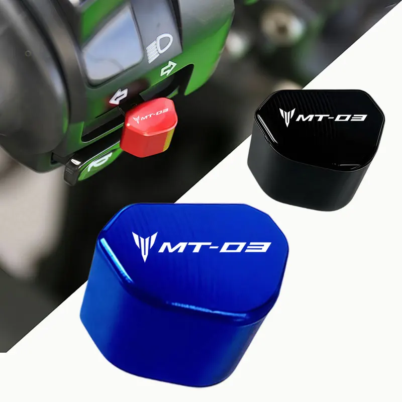 Motorcycle Turn Signal Switch Button Keycap Accessories 2026 For YAMAHA MT-03 MT03 MT 03 Aluminum