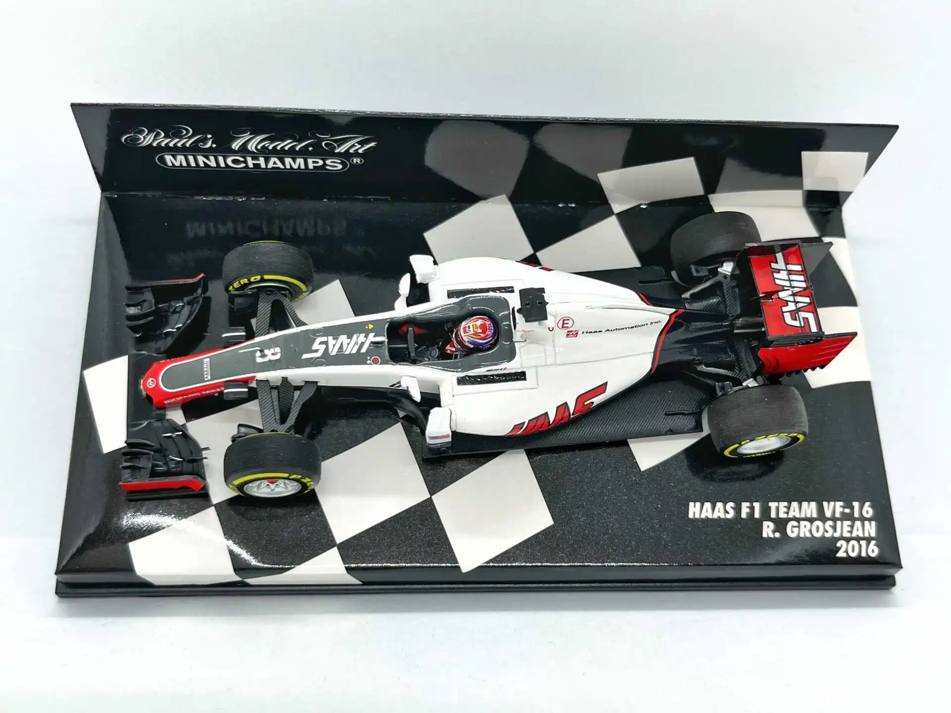 Minichamps 1:43 F1 VF16 2016 Grosjean Simulation Limited Edition Resin Metal Static Car Model Toy Gift