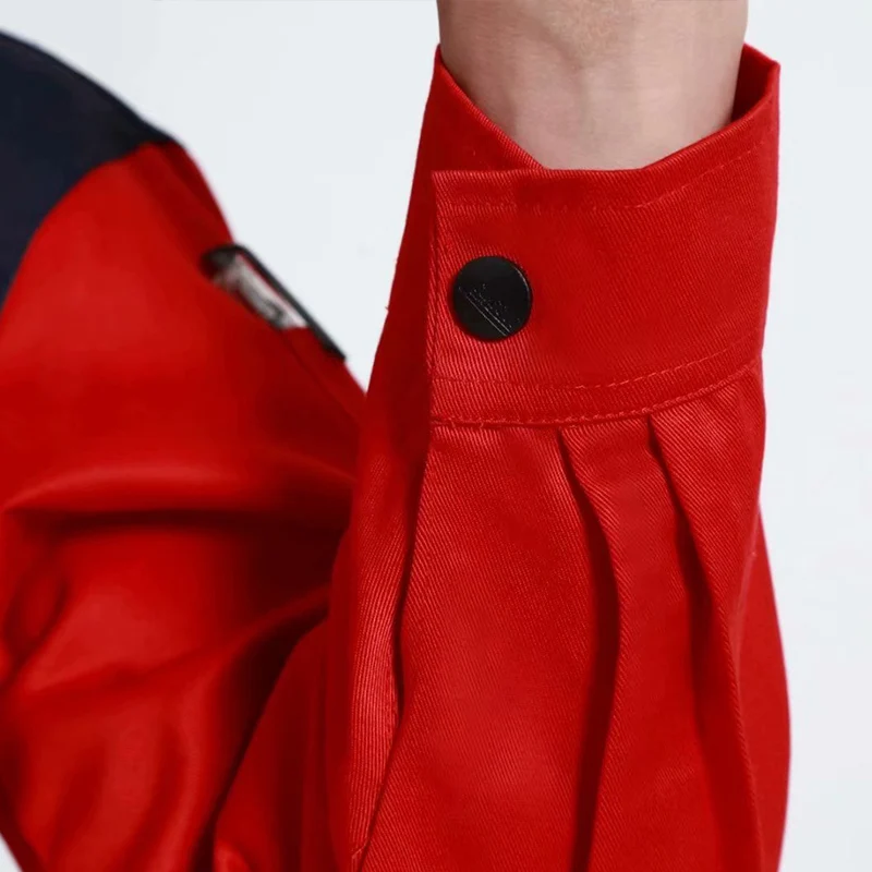 pogrubione kombinezony z długimi rękawami naprawa samochodów usługi inżynieryjne ubezpieczenie pracy garnitury warsztatowe konserwacja narzędzia topy