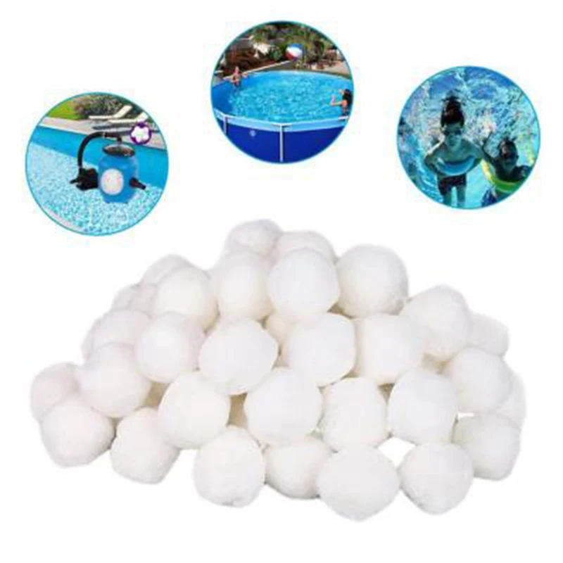 Swimming Pools Filter Balls Portable Wet Dry Cotton Canister Clean Fish Tank Filter Material Water Purification Fiber 200G