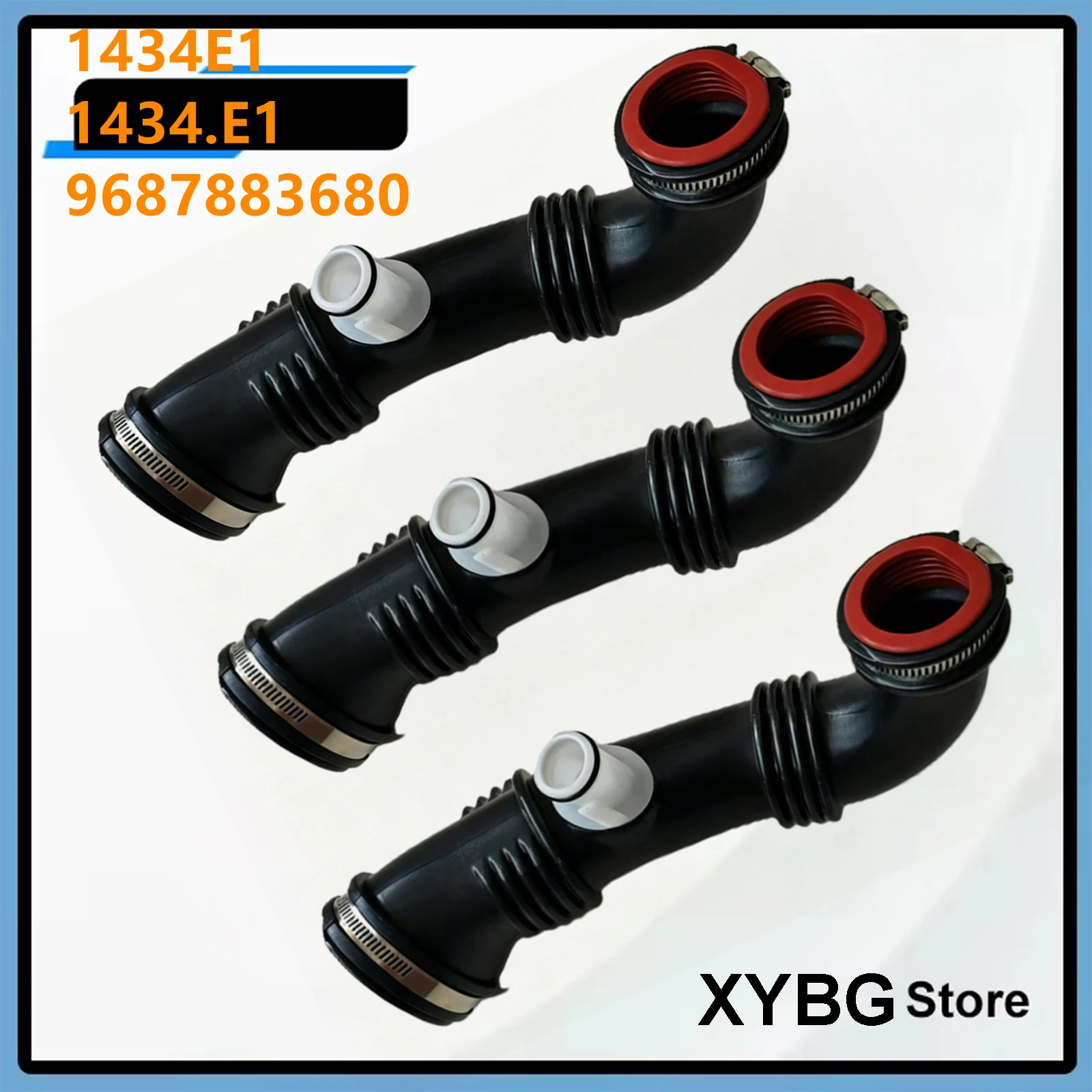 

3/5Pcs 9687883680 Turbo Air Intake Hose for Fiat/Alfa Romeo/Citroen/Lancia/Peugeot 206 1.6HDI Air Filter car accessories