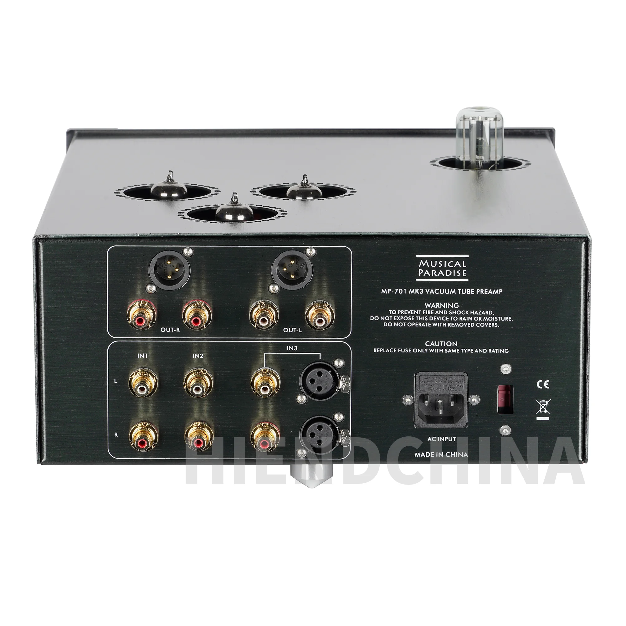 Musical Paradise MP-701 MK3 Bile Front Stage Tubo Eletrônico Amplificador de Fase Frontal com Controle Remoto