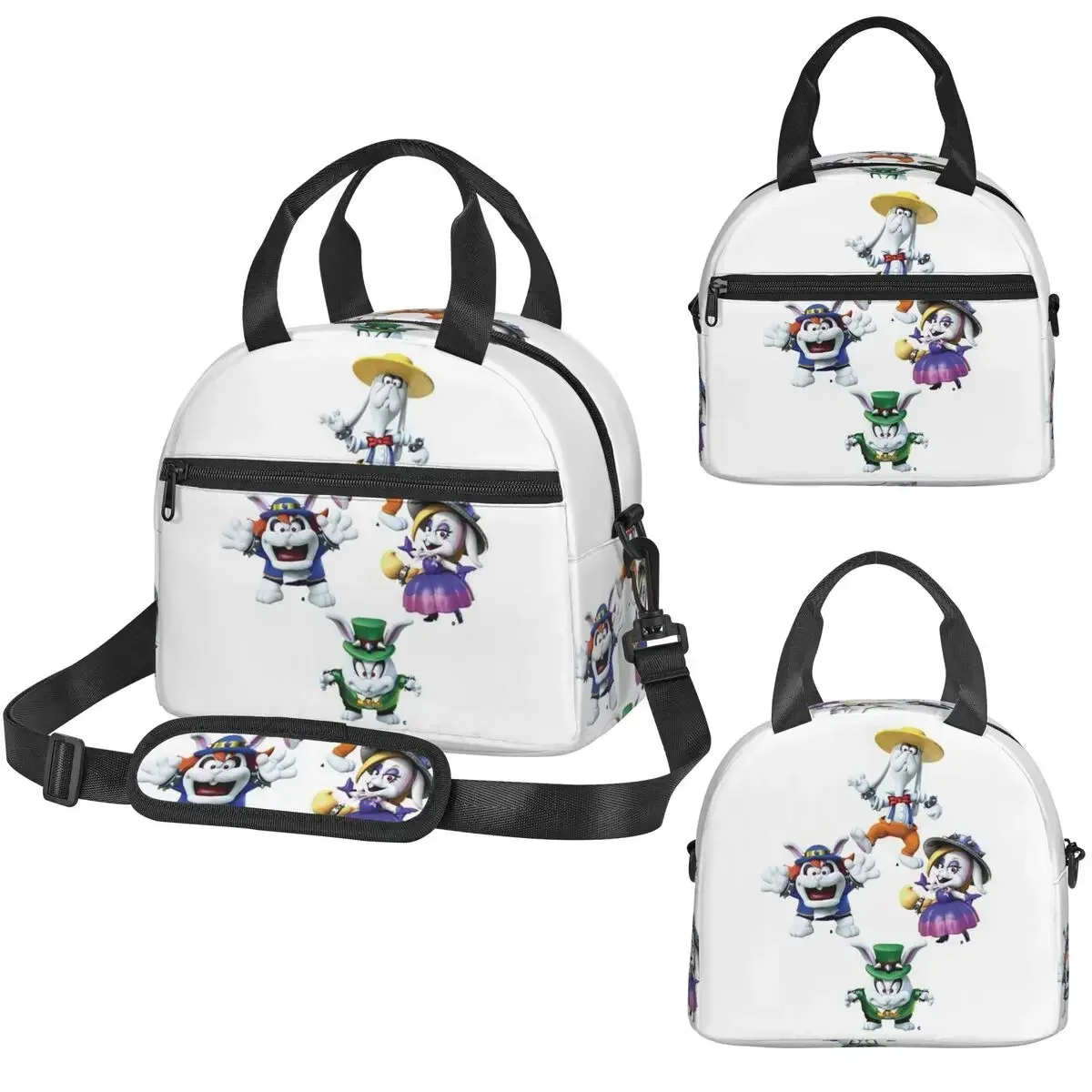 The Broodals Super Videogames Video Games Switch Insulated Lunch Bag for Kids School Cooler Thermal Box Tote Lunch Boxes