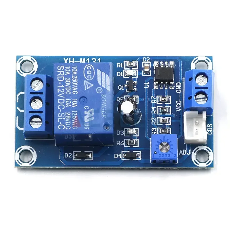 XH-M131 DC 5V / 12V Light Control Switch Photoresistor Relay Module Detection Sensor 10A brightness Automatic Control Module