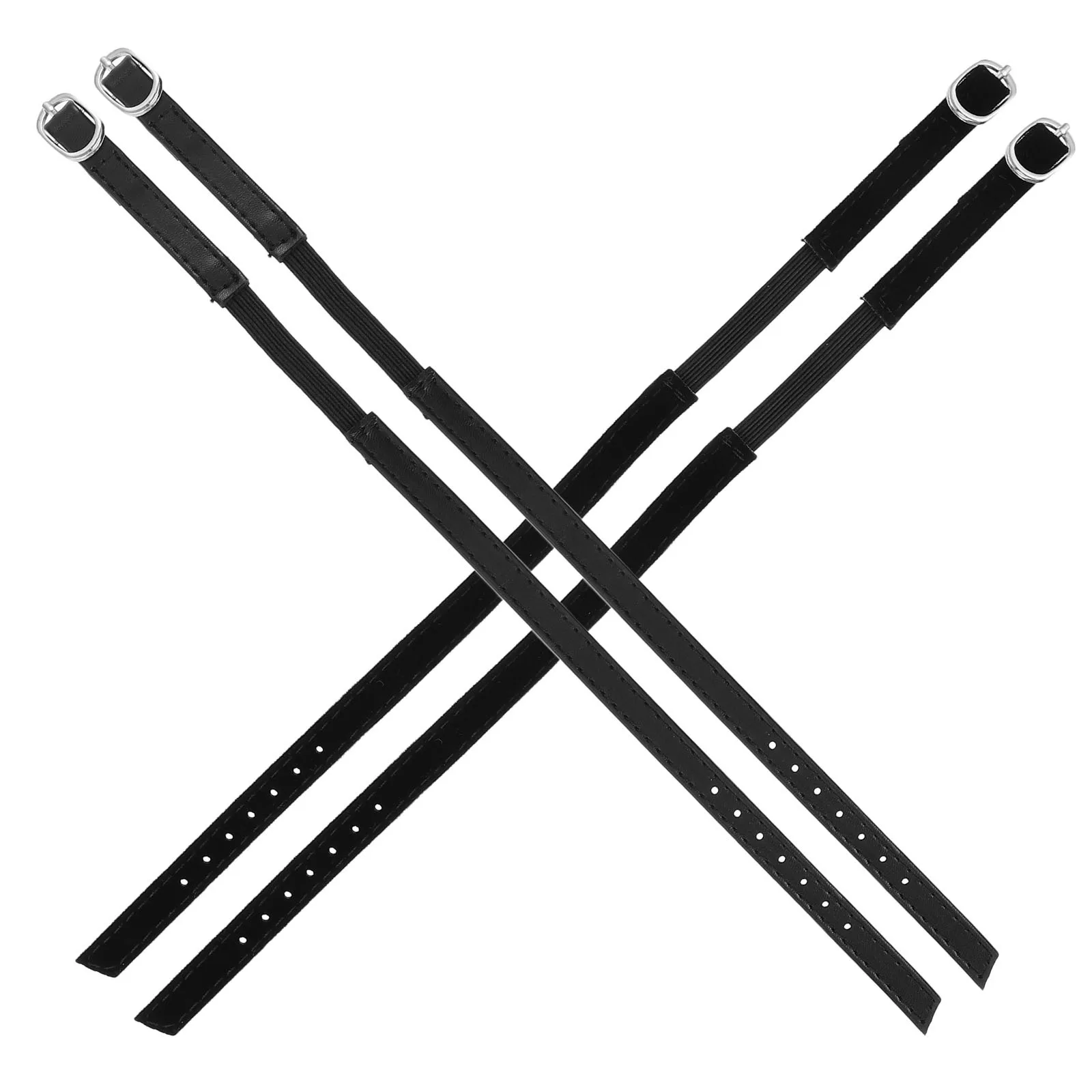 สายรัดรองเท้าส้นสูงแบบปรับได้ 4 ชิ้น สำหรับรองเท้าส้นหลวม สายรัดข้อเท้าสำหรับผู้หญิง ใส่ไปงานปาร์ตี้หรือทำงานได้