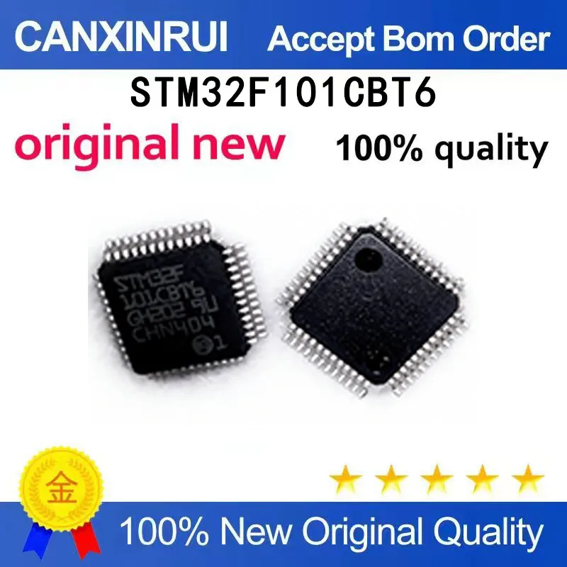 

(5pcs-100pcs）Brand new original STM32F101CBT6 QFP