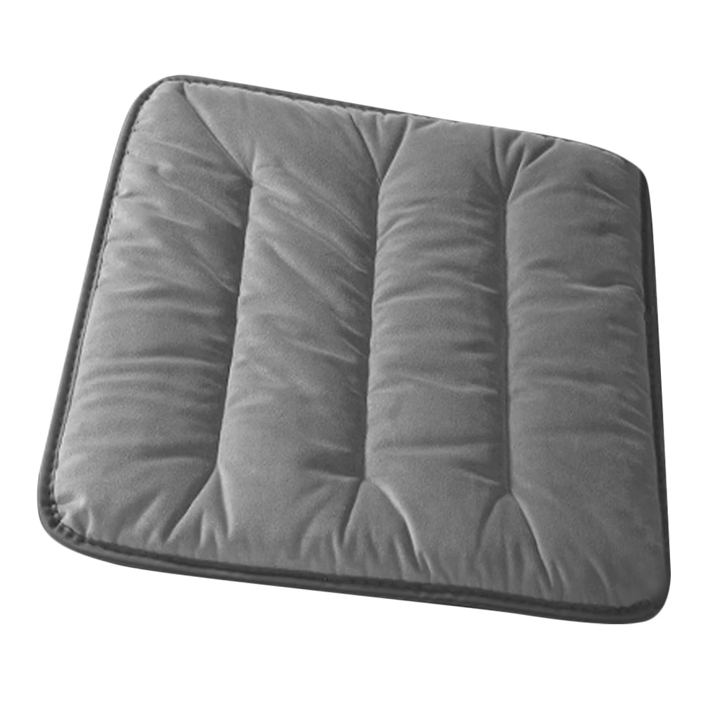 

Car Seat Cushion Soft Comfort Anti Stylish Truck Driver Pad Back Support Fleece Bottom Cover Multifunctional Car