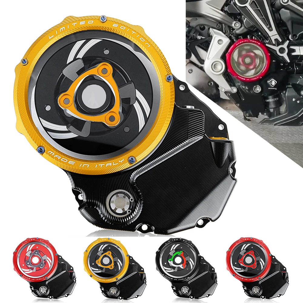 

Clear Clutch Cover For Ducati XDiavel 1200 1260 2016 - 2020 2017 2018 2019 / Motorcycle Engine Cover For Ducati Diavel 1200 1260