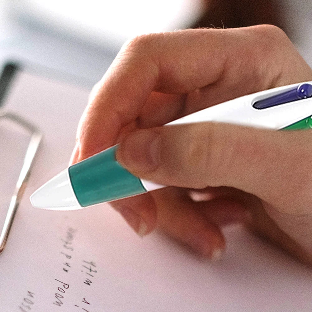 5pcs 4-Color Ballpoint Pens Retractable Neck Lanyard Writing Tool For Office Nurses Students Teachers Home School Stationery