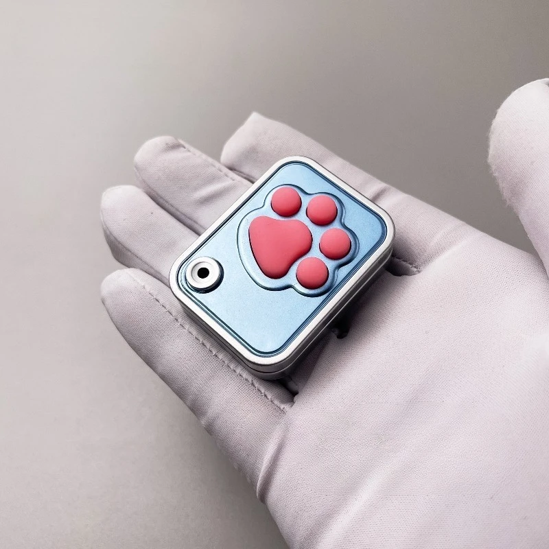 OUYEDC Poker Side Push Price Tag Youth Edition Ding-Ding Metal Magnetic Fingertip Card Pushing Decompression Toy
