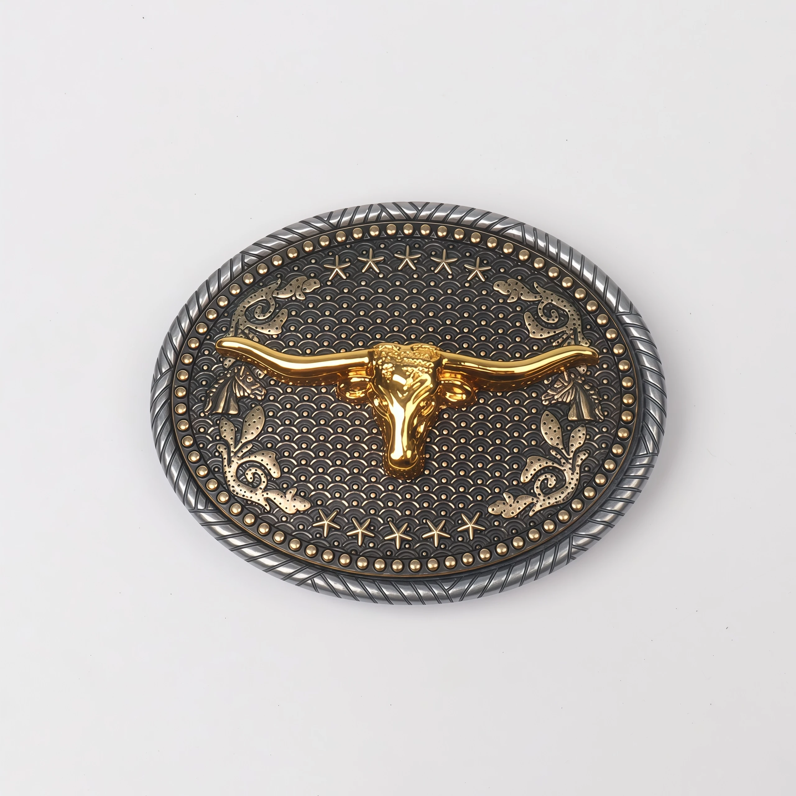 Metalowa klamra do paska w stylu western, klamra do paska w stylu vintage