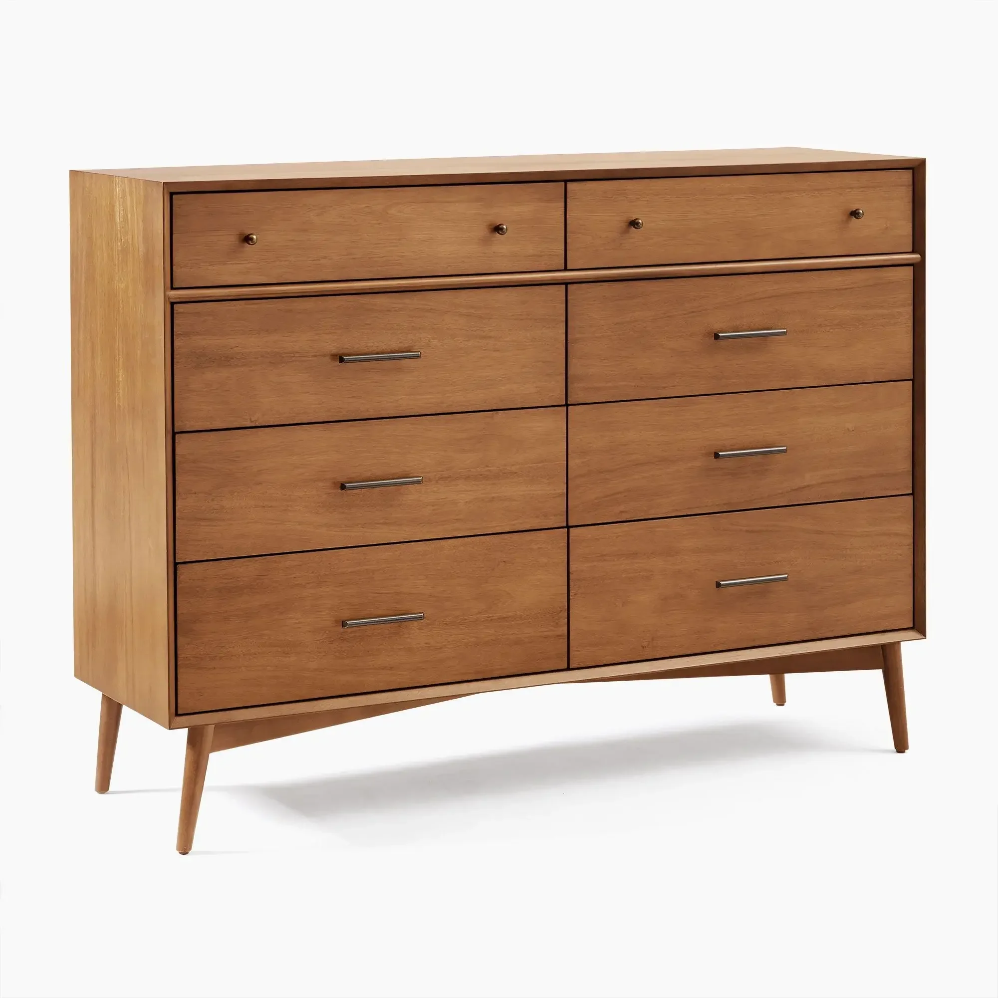 

z Nachttisch Luxus Mid-Century Style Высококачественная део Alba Holz 8-Schubladen Kommode Lagers chrank