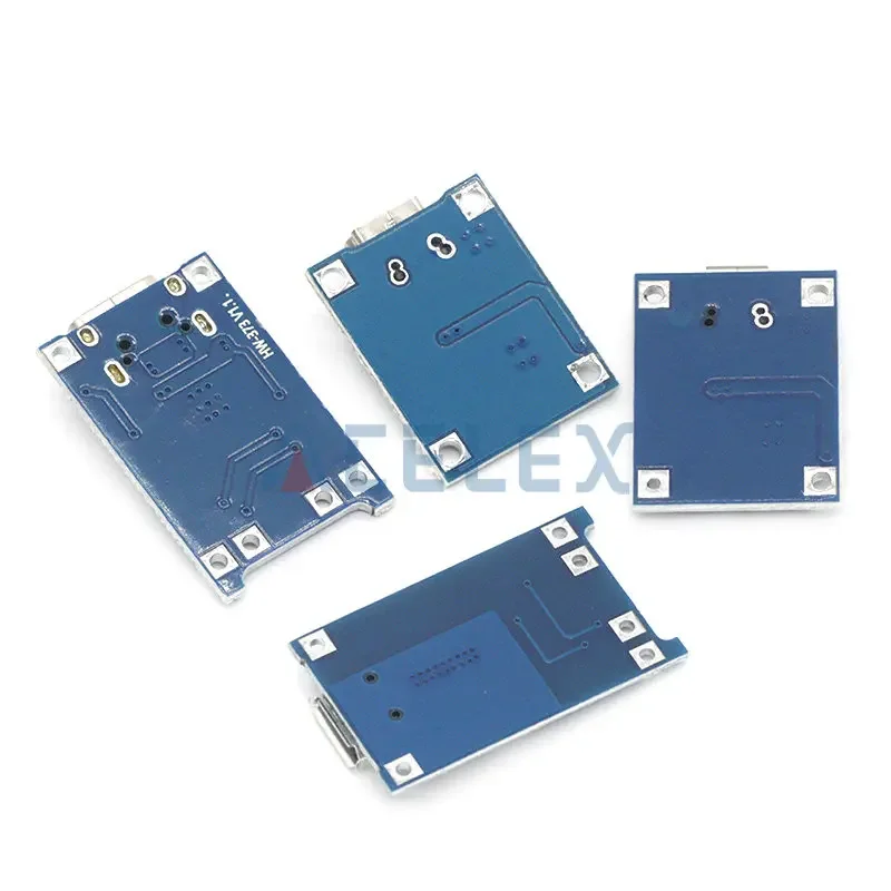 type-c / Micro USB 5V 1A 18650 TP4056 Lithium Battery Charger Module Charging Board With Protection Dual Functions 1A Li-ion
