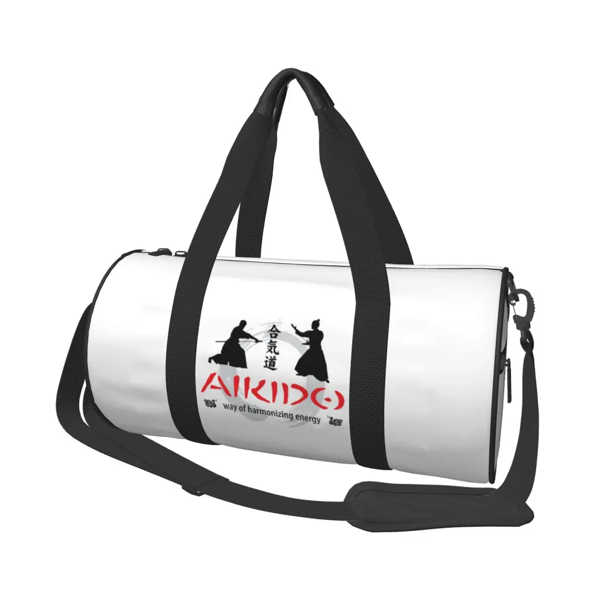 Aikido Practitioner Sporttasche Japanische Kampfsporttraining Sporttaschen Herren Fitnessstudio Zubehör Bunte Fitnesstasche Outdoor-Handtaschen