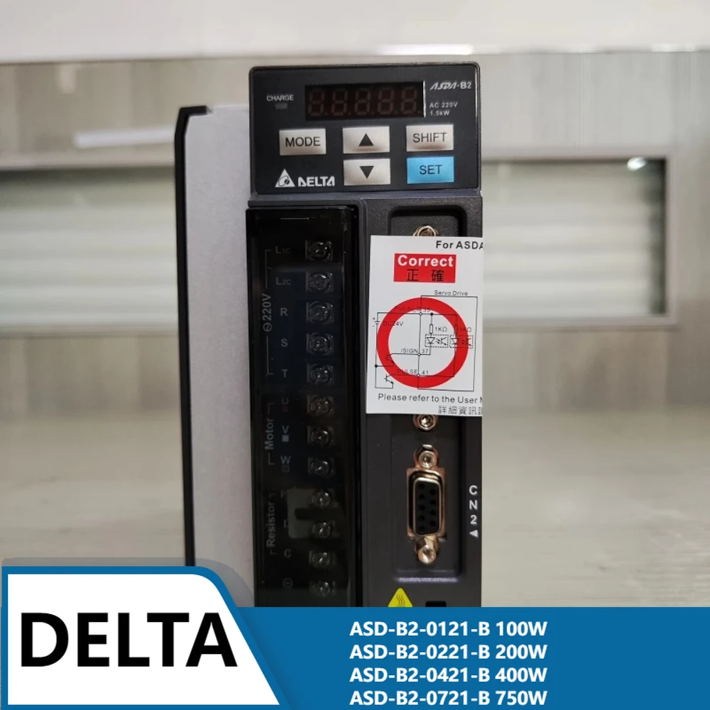 

Delta B2 Driver ASD-B2-0121-B 100W ASD-B2-0221-B 200W ASD-B2-0421-B 400W ASD-B2-0721-B 750W Original