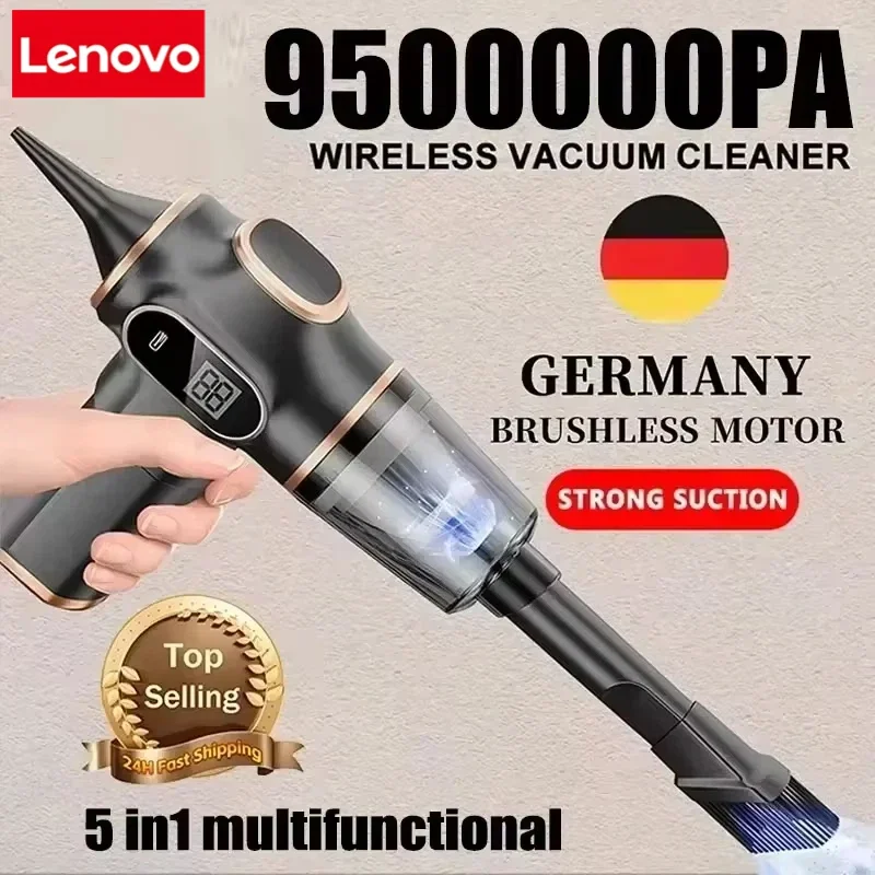 Lenovo 9500000Pa Wireless Vacuum Cleaner Dual Use For Home High Power Home Appl…