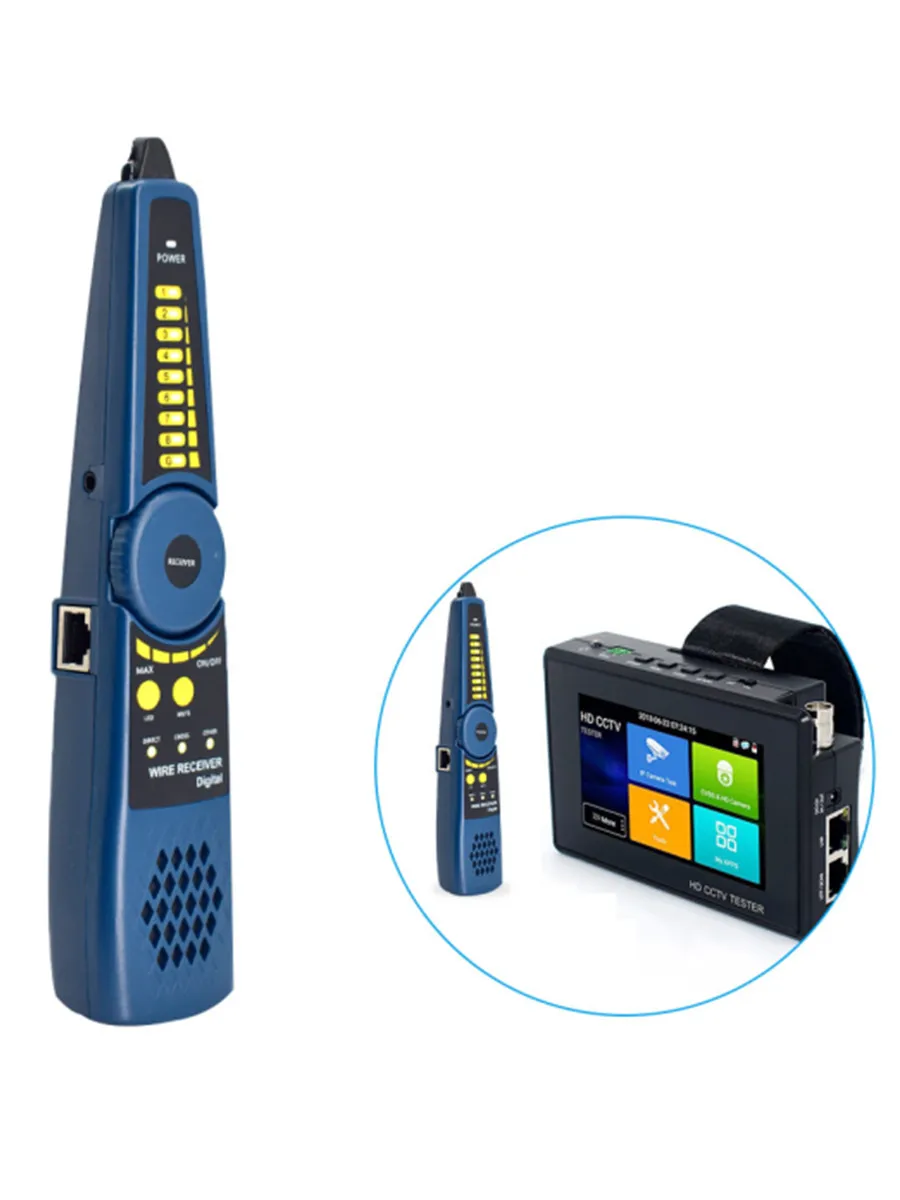 Cable Tester RJ45 Detector Line Finder LAN Network Telephone Wire Tracker Tracer for CCTV Tester  IP Camera Monitor Cable Tracer