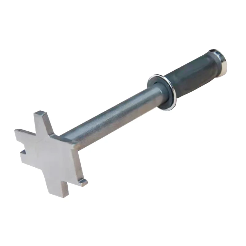 

Extended Handle Oil Drum Wrench Lid Opener Iron Plastic Drum Opening Tool Cast Steel Universal Multi-Functional Bottle Opener