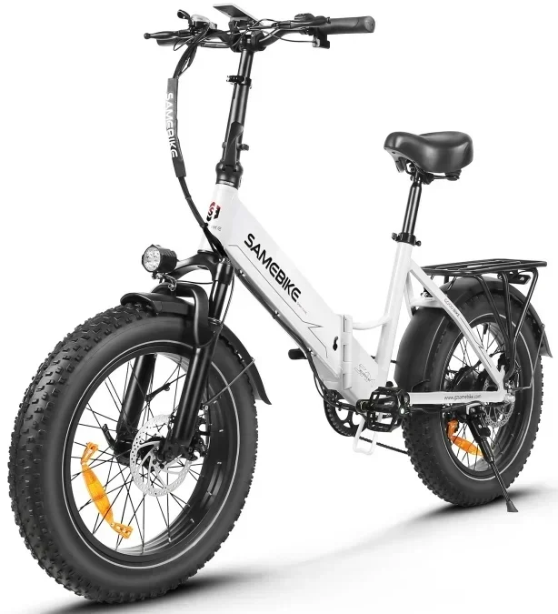 SAMEBIKE new electric bike 750w motor 48V 13ah battery 40km/h e bike 20 inch tire mountain adult riding electric bicycle image 8