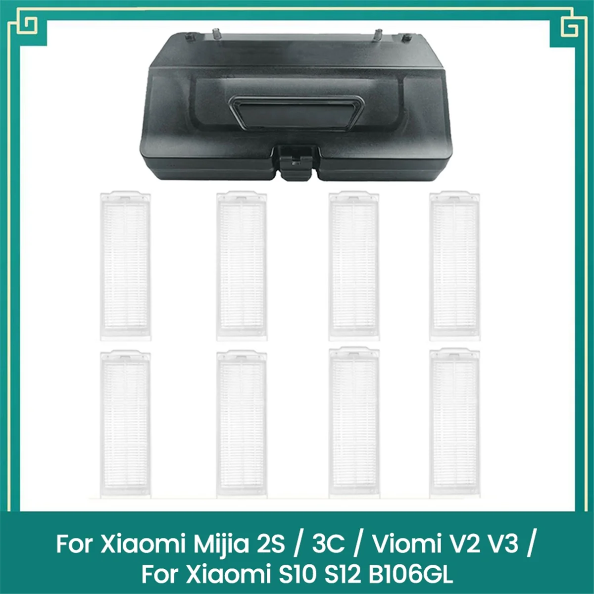 

Бак для воды 2 в 1, пылесборник и фильтр для 2S 3C для V2 V3 для S10 S12, запасная часть [Zhenyi-TFBC]