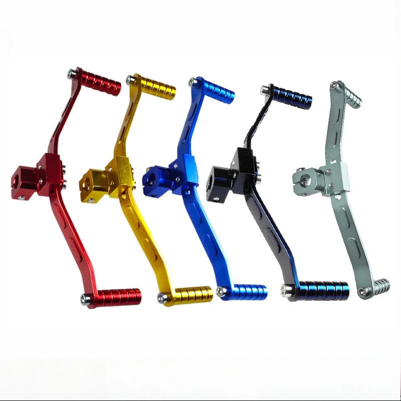 Motorcycle modification with aluminum alloy double shift lever, modification with shift lever, modification with shift lever