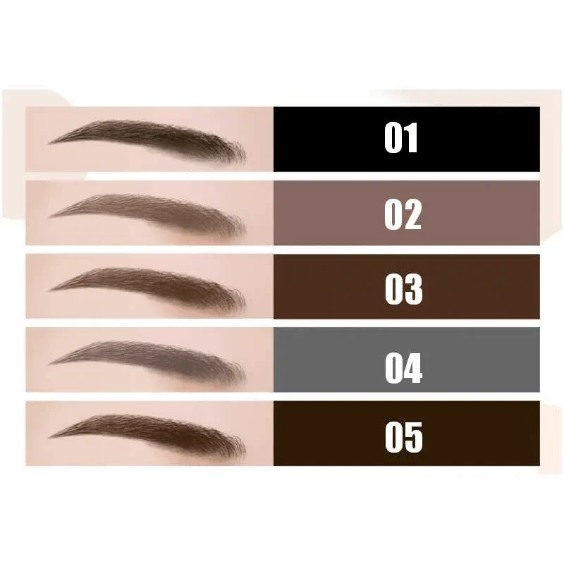 Natural olho sobrancelha matiz cosméticos pintura de longa duração sobrancelha à prova dwaterproof água preto marrom sobrancelha lápis maquiagem cosméticos