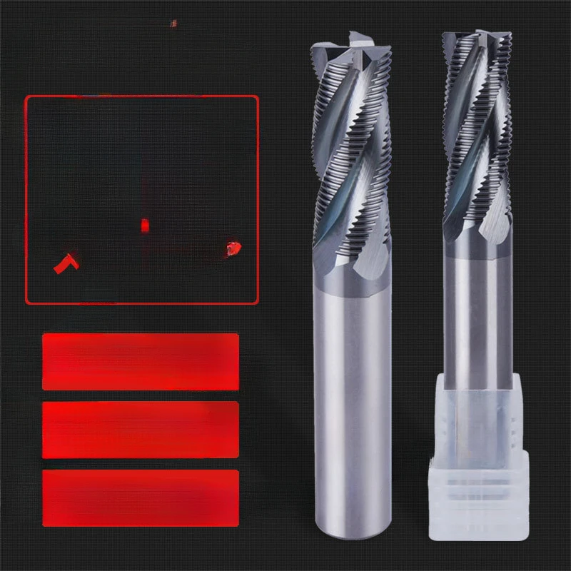 

Coarse skin fine tooth milling cutter, white steel coated M42 cobalt-containing high-speed steel corrugated edge roughening