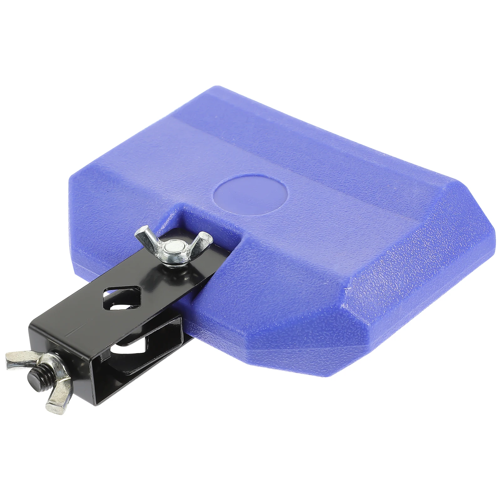 

Portable Plastic Drum Percussion Accessory Durable Lightweight Cow Bell Holder With Mounting Clamp Mallet Blue Easy Carry