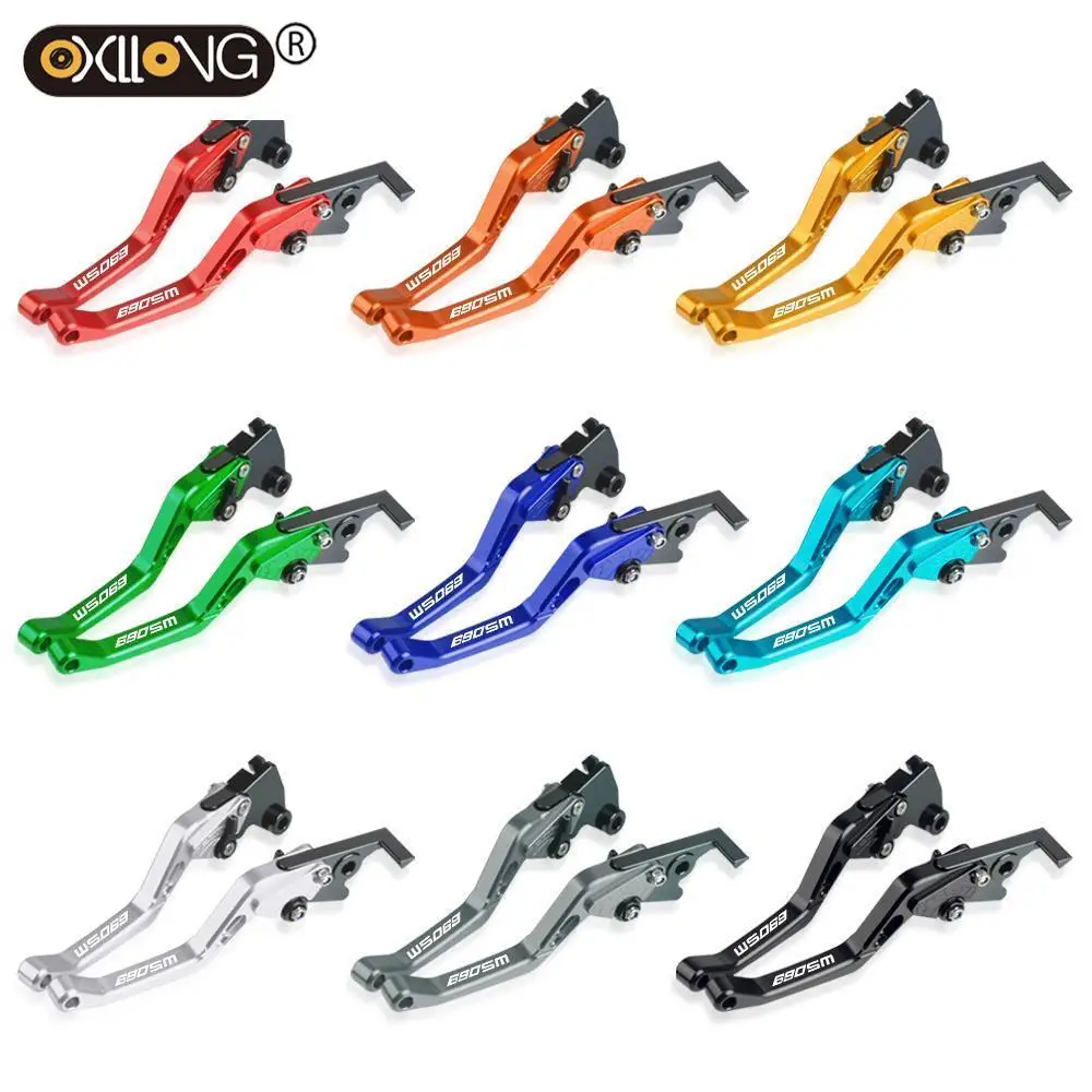 

Motorcycle Levers For 690 SM 2007 2008 Motorcycle Modification Accessories Brake Clutch Lever handbrake Handle Brake Grips