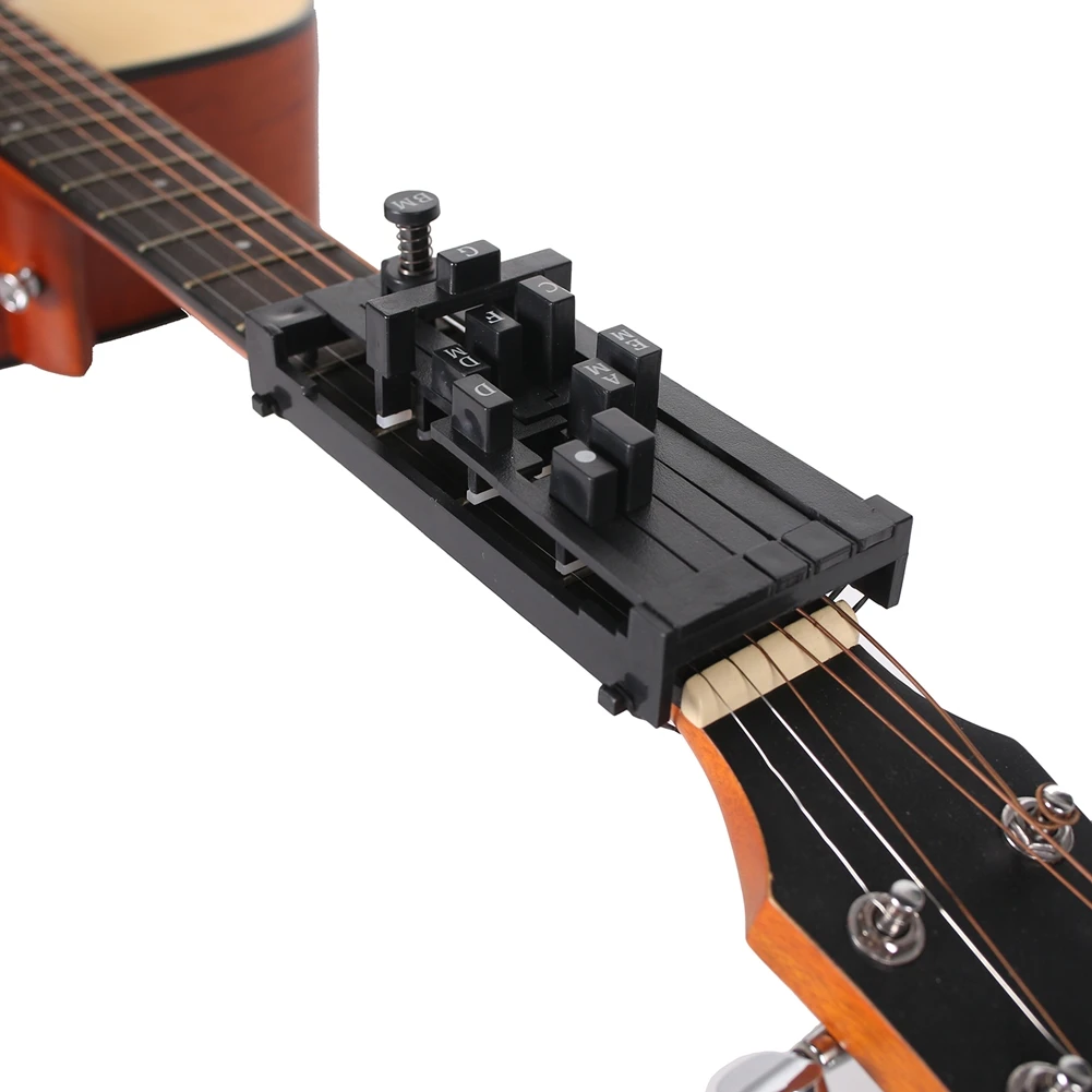 

HOTB72A Guitar Chord Trainer Chord Learning System For Beginners Guitar Playing Singing Aid Chord Tool Scale Assistant