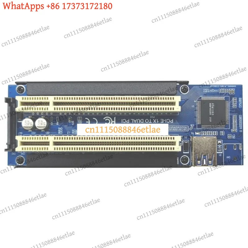 k3 Universal L77A PCIe To 2 PCI Adapter Card Expansion Board For Capture Card Golden Tax Sound Parallel Port